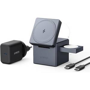 Anker 3-in-1 Cube mit MagSafe 15W 