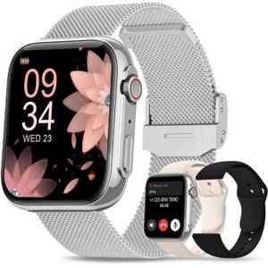 BANLVS Smartwatch Damen mit Periodenverfolgung Smartwatch (4.7 cm/1.85 Zoll, Always-On-Display) Pulsuhr,DIY Zifferblatt, Schlafüberwachung, Schrittzähler, IP68 Wasserdicht Sportuhr, Damen Fitness Tracker,120+ Sport modi,Herzfrequenz, SpO2,Schlafmonitor 