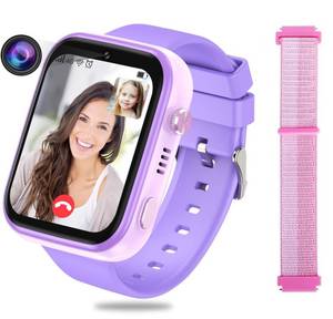 Sanorum 4G Smartwatch für Kinder, GPS-Tracker Smartwatch (4,64 cm/1,83 Zoll, Wasserdichter Touchscreen) Zwei-Wege-Anrufe, Bildkompetenz, SOS, WLAN, mehrere Desktop-Stile zur Auswahl, für 4–12 Jungen und Mädchen 