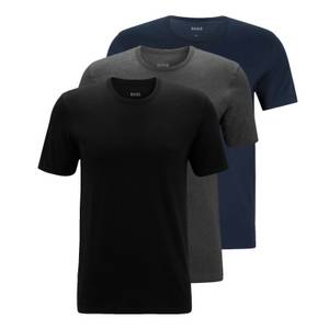 Boss Unterziehshirt Classic T-Shirt (3-St) mit fein geripptem Rundhalsausschnitt 