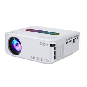 XGODY X1 Mini-Beamer (15000:1, 1920 x 1080 px, 4K Beamer WiFi6 und Bluetooth 5.0 Projektor, mit 150