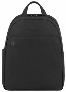 Piquadro Black Square Backpack black (CA6106B3-N) Tagesrucksack