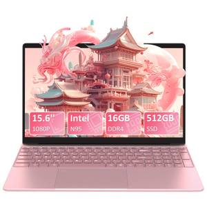 Auusda 15,6 Zoll Full-HD Laptop,16/32 GB DDR4 RAM 512GB/1TB SSD Notebook (Intel, 512 GB SSD, 1920x1080, Basisfrequenz 1,7 GHz, bis zu 3,4 GHz) 