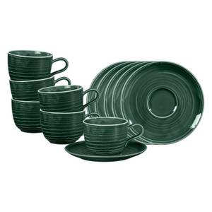 Otto Seltmann Weiden Tasse Terra Kaffeetassen mit Untertassen 260 ml 6er Set 