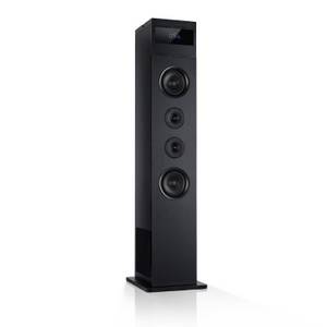 Auna Karaboom 100 Turmlautsprecher 120W max. Bluetooth 2 in 1 USB... Schwarz Soundtower