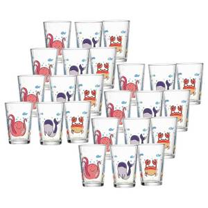 Ritzenhoff & Breker Kinderbecher Unterwasserwelt Kindergläser 205 ml 24er Set, Glas 
