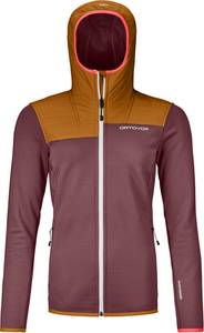 Ortovox Fleece Plus W Hoodie mountain rose Skijacke