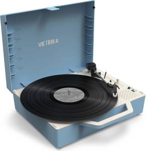 Victrola RE-SPIN Blue Kofferplattenspieler