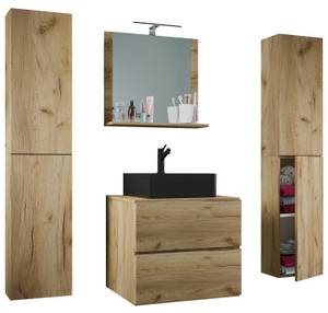 Vcm Waschtisch 5-tlg Waschtisch Badmöbel 60cm Lendas XL Schublade 