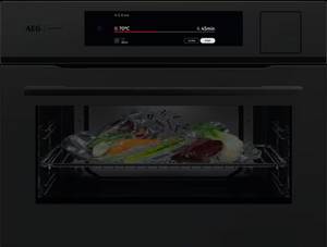 Aeg Einbaubackofen 9000 CS9900T, mit nachrüstbar, Steamify, SteamPro, Kerntemperatursensor, Schnellaufheizung 
