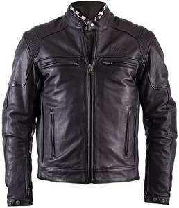 Helston's Trust Leather Jacket Black Motorrad-Lederjacke