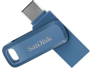  SANDISK Ultra Dual Go USB-Stick, 256 GB, 150 MB/s, Blau 