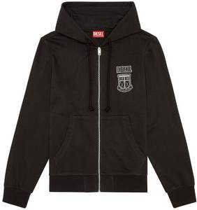 Diesel Ginn K10 Full Zip Sweatshirt (A11554-0HAYT-9XX) black