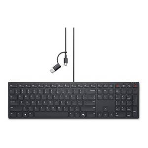 Dell KB525C USC-C/ -A Tastatur Schwarz, AI Copilot-Taste, 15 programmierbare Tastenkombinationen 