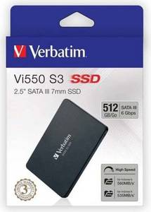 Verbatim Vi500 S3 512GB interne SSD-Festplatte