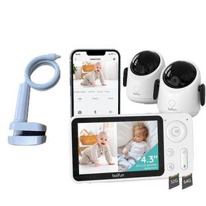 BOIFUN Video-Babyphone WLAN Babyphone mit Kamera 