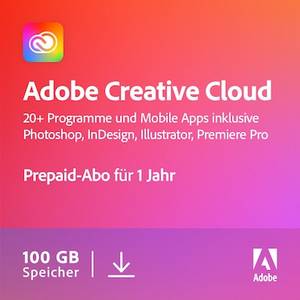 Adobe Creative Cloud Individual 1Jahr Download 