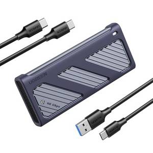  UGREEN 40 Gbps M2 SSD Gehäuse, USB 4 NVMe SSD Gehäuse für Thunderbolt 4/3, NVME Gehäuse kompatibel mit Thunderbolt 4/3, funktioniert für Windows, Linux, macOS, iOS 