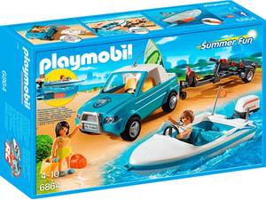 Playmobil Summer Fun - Surfer-Pickup mit Speedboat (6864) Summer Fun