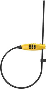 Abus Combiflec Travelguard Cable Lock Golden 45 cm Fahrrad-Zahlenschloss