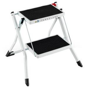 Costway Klapptritt »Klapptritt«, 2 Stufen, 20cm breit, 150kg belastbar, klappbar 