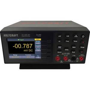 Voltcraft VC-655 BT Tisch-Multimeter digital CAT I 1000 V, CAT II 600 V Anzeige (Counts): 55000 