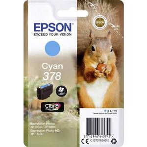 Epson TINTE T3782 378 CYAN 