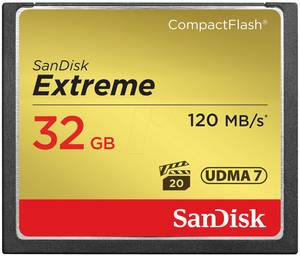 Sandisk Extreme® CF-Karte 32GB 