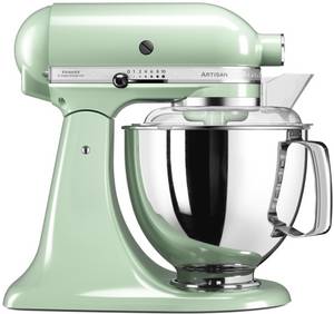  KITCHENAID 5KSM175PSEPT Artisan Küchenmaschine Pistazie (Rührschüsselkapazität: 4,8 l, 300 Watt) Multifunktions-Küchenmaschine