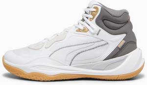 Puma Playmaker Pro Mid Trophies Basketballschuhe grau gold