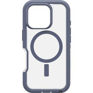 Otterbox Defender XT Backcover Apple iPhone 16 Pro Blau, Transparent MagSafe kompatibel, Stoßfest 