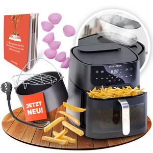 Stillstern Heißluftfritteuse SteamPro, 8L XXL, mit 8 Kochprogrammen 