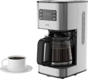 Aeg Filterkaffeemaschine Gourmet 6 CM5-1-6ST, 1,25l Kaffeekanne, Korbfilter 1x4 