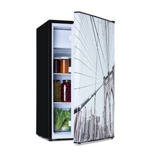 Klarstein Kühl-/Gefrierkombination HEA20-CoolCity-90-E 10045805, 44.5 cm hoch, 48 cm breit, Bier Hausbar Getränkekühlschrank Hotel Mini Fridge 