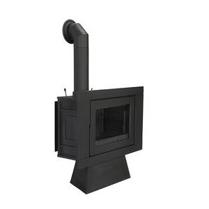 Globefire Kaminofen »Neptune Elegance«, schwarz, Gusseisen, 7 kW 