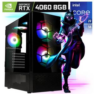Meinpc RGB Gamer i9 RTX 4060 Gaming-PC (Intel Core i9 11900K (KF), Nvidia GeForce RTX 4060, 32 GB RAM, 500 GB SSD, RGB Tower, RGB, Windows 11, Gaming, Gamer) 