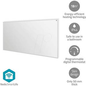 Nedis N HTIP700WTW - WLAN Infrarot Heizung, 700 W 