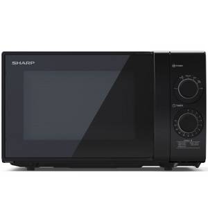 Sharp YC-NS203EB Mikrowelle 20 L Schwarz Solo Microwave 700 W 6 Leistungsstufen 