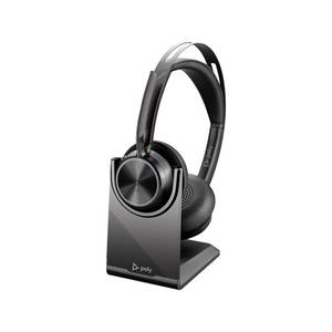 POLY Voyager Focus 2 UC Headset +USB-A to USB-C Cable +Charging Stand 