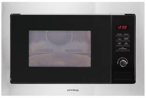 Privileg Einbau-Mikrowelle AC 925 BVE, Mikrowelle Mikrowellen-Grill
