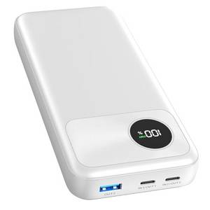  A ADDTOP Power Bank 20000mAh, 22.5W Schnell Aufladende Powerbank mit USB-C In & Out PD3.0 QC 4.0, Tragbares Ladegerät Phone External Battery Pack kompatibel mit iPhone, Smartphones, Tablets Weiß 