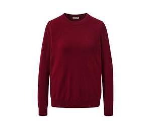 Tchibo - Feinstrickpullover mit Cashmere - Damen - Gr. XXL - bordeaux 