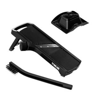 Stoneline Gemüsehobel Verstellbarer Gemüseschneider mit Reibe, Obst Gemüse Hobel, 6, (Set), 5 Schneidmöglichkeiten, Klimaneutrales Produkt, Designed in Germany 