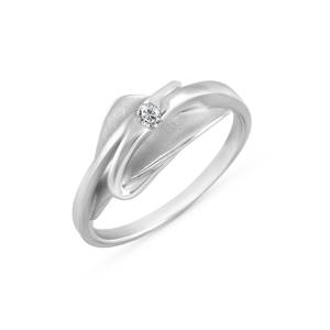 Vivance Ring 925-/ Sterling Silber rhodiniert Zirkonia 