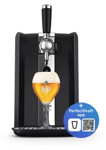 Philips Bierzapfanlage Perfect Draft 7000 Series HD3770/90, mit Temperatureinstellungen von 0-12°C und LED-Display, Schwarz 