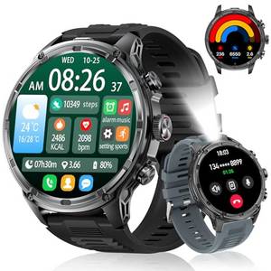  LIGE Smartwatch Herren Militär mit Telefonfunktion, 1.85