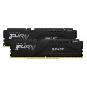 Kingston FURY Beast Schwarz 16GB Kit (2x8GB) DDR5-6000 EXPO CL36 DIMM Arbeitsspeicher 