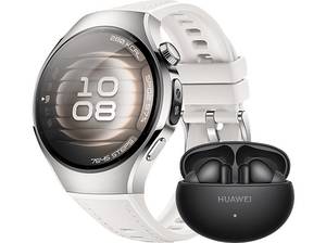  HUAWEI Watch 5 42 + Freebuds 6i Smartwatch Kompositarmband, 120-190 mm, Moon White 