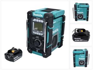 Makita DMR 301 F1 Akku Baustellenradio 12 V max. - 18 V DAB / DAB+ / Bluetoo Baustellenradio 