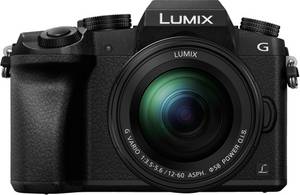 Panasonic Lumix DMC-G70 Kit 12-60 mm schwarz spiegellose Systemkamera